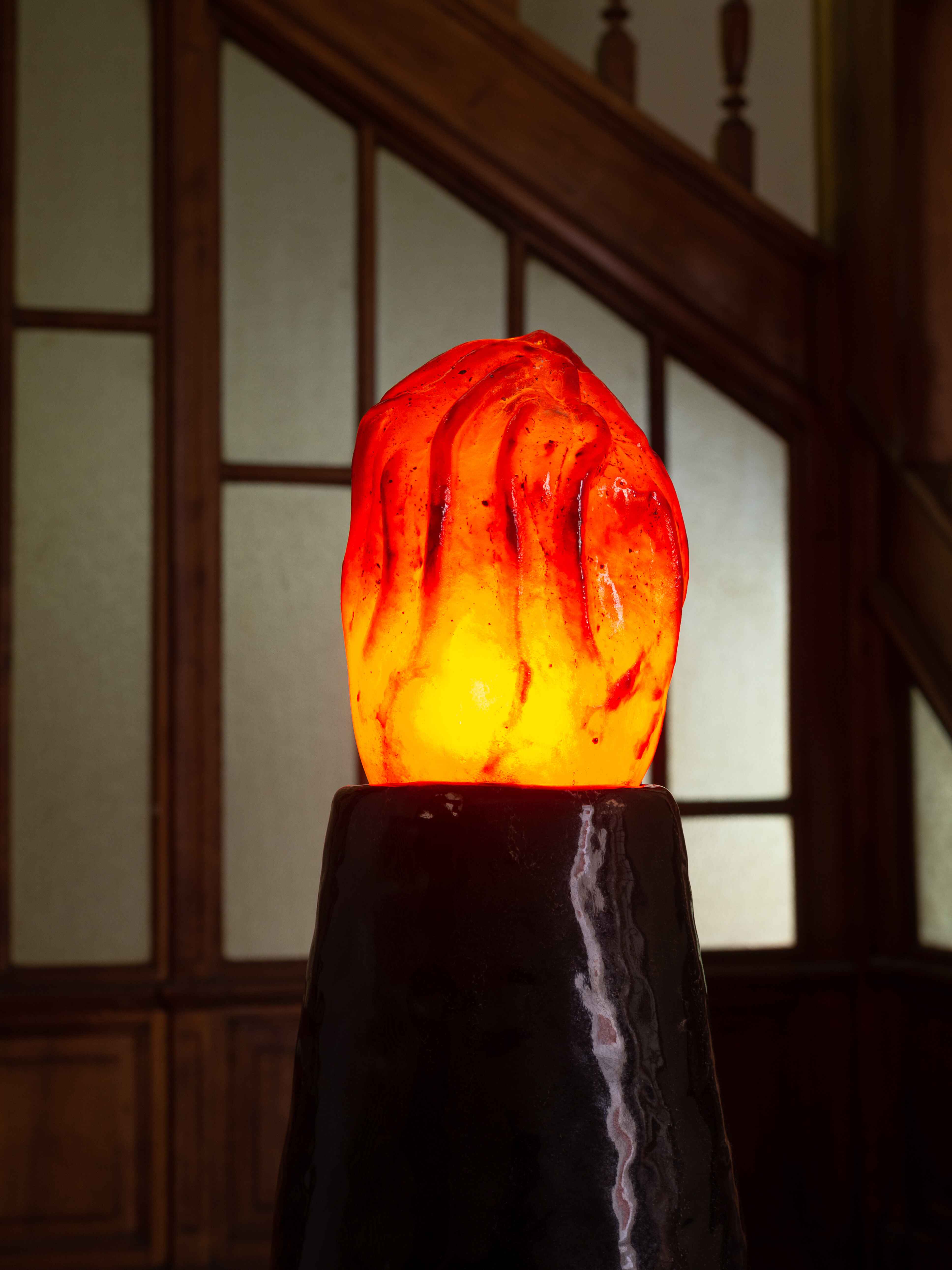 Janina Fritz Lamp Dreaming of Being a Fire Spare Wheel Brussels 2024 Janina Fritz Website